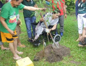 Tree Planting of Persons with Disabilities;  DOST NCR EQUIP 10 Portable THERAPEUTIC HANDLOOM For SPED  and MAKATI payed Php 7M worth of free movie tickets for PWDs etc.
