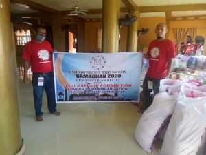 GARDEN MOSQUE RECEIVED FOOD PACKAGES FOR RAMADHAN