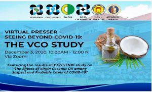 VCO Makakatulong Kontra COVID-19