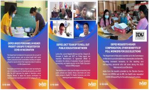 DepEd urges personnel in higher priority groups to register for COVID-19 vaccination