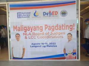 Lungsod ng Malolos Top 5 Contender sa National Literacy Awards 2022 ng Dep Ed
