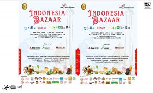 Produkto ng Indonesia idinisplay sa isang bazaar sa embahada kasama ang Indonesian Ambassador