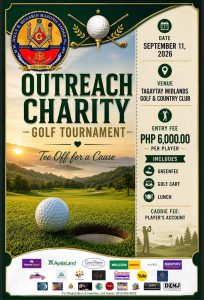Jolly R. Bugarin Masonic Lodge No. 464 to Hold Outreach Charity Golf Tournament